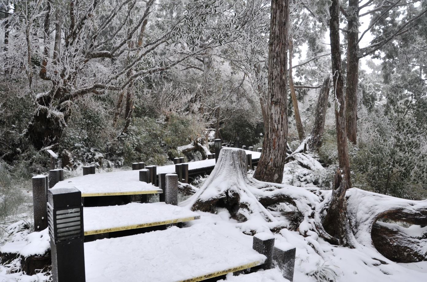 山莊雪景