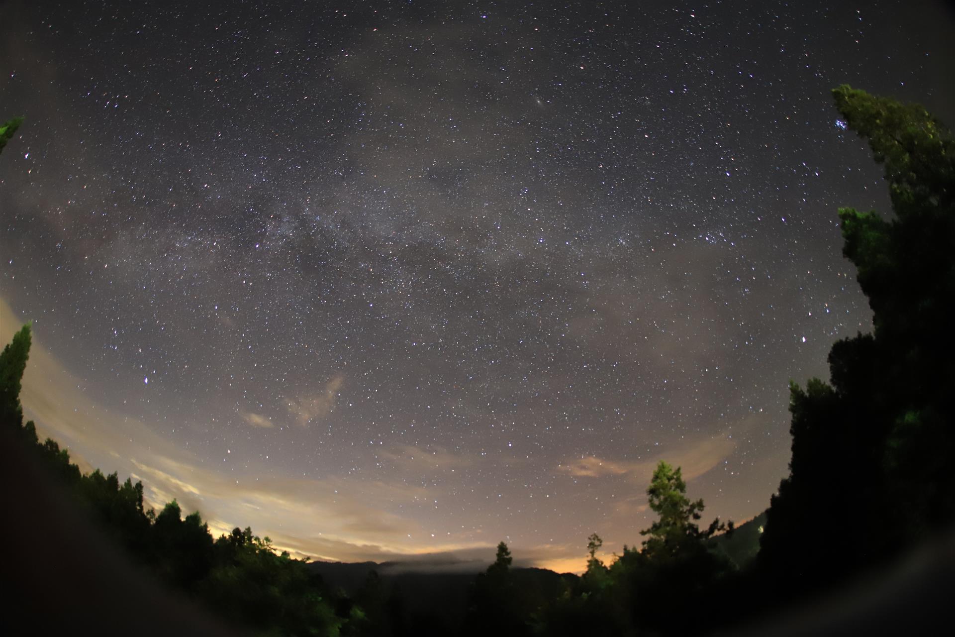 阿里山國家森林遊樂區星空